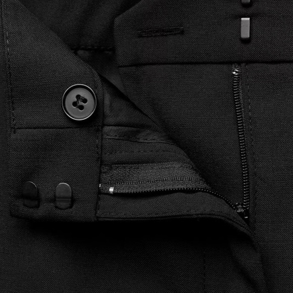 ZARA WOOL DRAWSTRING HEM PANTS ZW COLLECTION - Picture 4 of 7